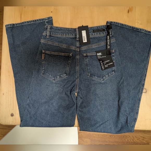 Paige Sasha Wide Leg Jeans Size 26 - Picture 8 of 12